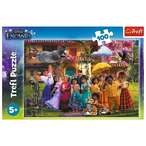 Puzzle 100el Magia czeka w Encanto TREFL 16445 TR TREFL 5900511164459