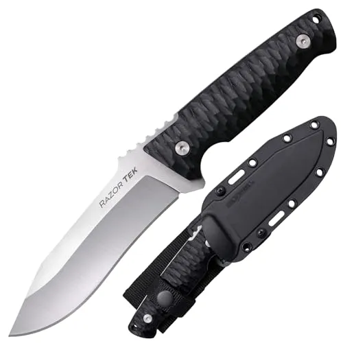 Cold Steel Knives Razor Tek 5 Fixed Blade FX-5RZR Black GFN Stainless Knife