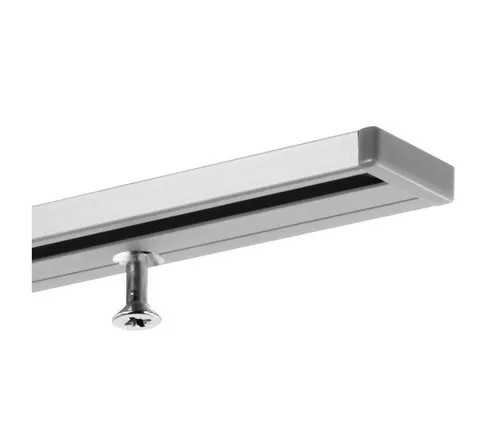 Gardineum Aluminium Gardinenschiene 1-läufig, 2 m bis 4 m - Moderne, flache Gardinenschiene aus Aluminium für vielseitige Dekorationen. Ideal für klassische Gardinen, einfach zu montieren und individuell zuschneidbar. Perfekt für stilvolle Wohnräume.