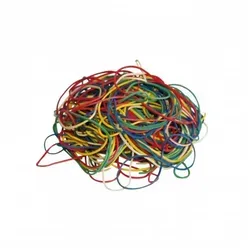 axentia Gummibänder farbig sortiert, 50 g