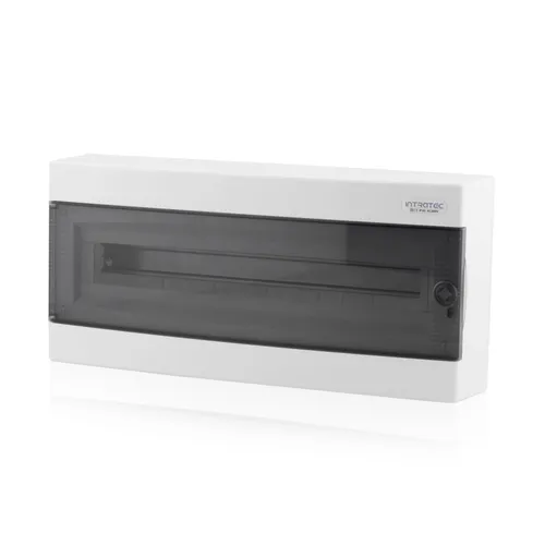 Verteilerkasten Aufputz 1-reihig 24TE IP40 von Intratec