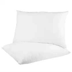 Bestlivings Dekokissen Inlett - Kissen in Mikrofaser Deluxe Qualität, Dekokissen 2er Pack, Füllkissen, geeignet für Hausstauballergiker weiß 30 cm x 50 cm