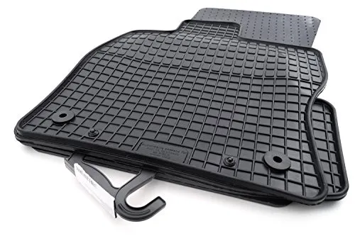 kh Teile Gummimatten passend für A3, Qualität Gummi Fußmatten, 4-teilig, schwarz