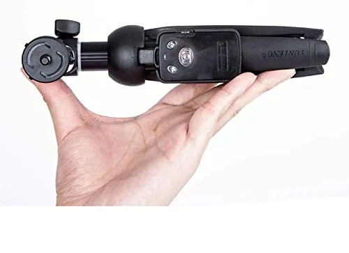 Yunteng YT-9928 Stativ Selfie Stick Tragbarer Bluetooth-Handheld Leichtes Selfie Pole Top-Stativ 3-in-1 mit Fernauslöser und Handyhalter für Smartphone iPhone 8 7 Samsung Huawei LG GoPro