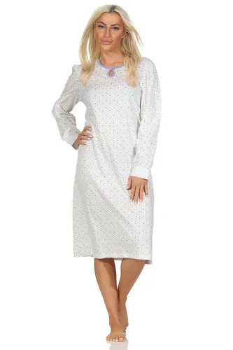 Normann Nachthemd Normann Damen langarm Nachthemd im klassisch eleganten Design