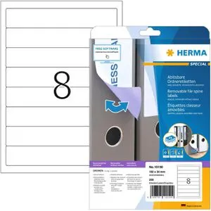 HERMA 200 Ordneretiketten 10150 weiß (4008705101509)