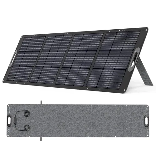 JustNow faltbares Solarpanel 200W mit Adapter Set