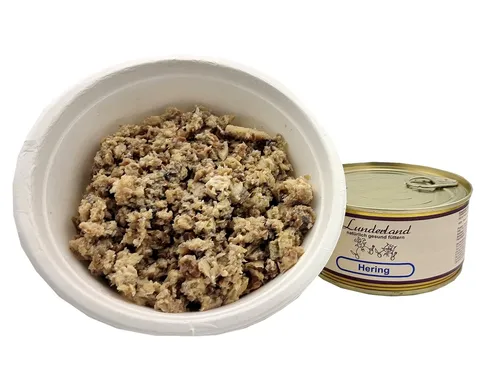 Hering 300g Dose 100% Hering Filet mit Haut Hundefutter Hundenahrung Lunderland