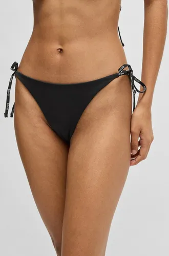 HUGO Bikini-Hose PURE_SIDE TIE mit kontrastfarbenen Einsätzen