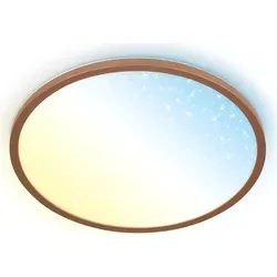 Briloner Leuchten LED Deckenleuchte mit Sternenhimmel-Effekt