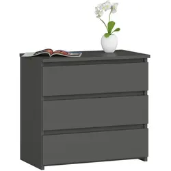 Raumhirsch Furniture Kommode, Graphit, Holzwerkstoff, 60x57x35 cm, Wohnzimmer, Kommoden & Sideboards, Kommoden