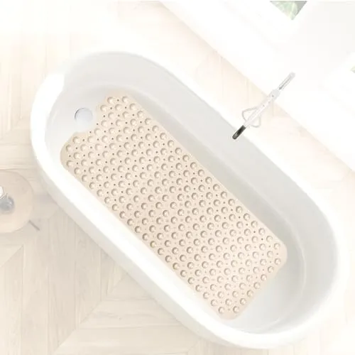 SilverRack Badewannenmatte 100x40 cm (Beige) in beige von SilverRack