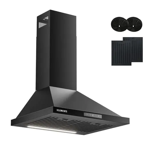 KB ELEMENTS Dunstabzugshaube Unterbau 60cm – Touch- und Gestensteuerung, 650 m³/h - Die KB ELEMENTS Dunstabzugshaube vereint modernes Design mit hoher Funktionalität. Mit einer Absaugleistung von 650 m³/h und innovativer Steuerung sorgt sie für frische Luft und eine angenehme Kochumgebung.