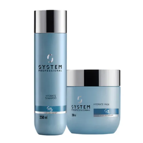 System Professional Hydrate Set Shampoo 250 ml + Haarmaske 200 ml.