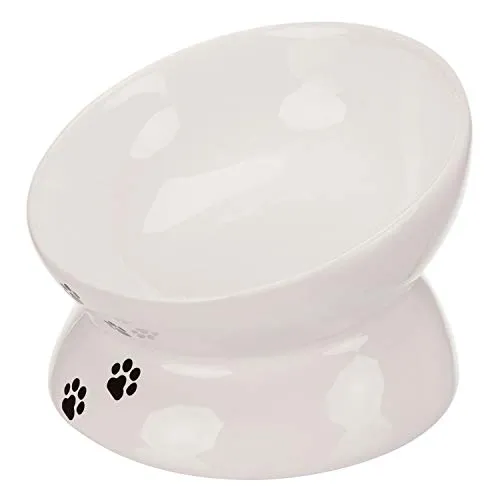 Produktbild Trixie Futterstation für Katzen, Keramik, weiß