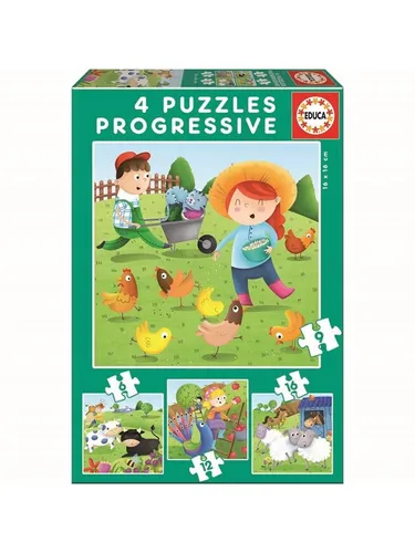 Educa 6-9-12-16 Farm Animals 80-17145