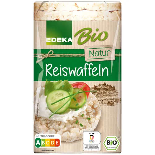 Edeka Bio Reiswaffeln natur ungesalzen mit Sesam 100g von EDEKA