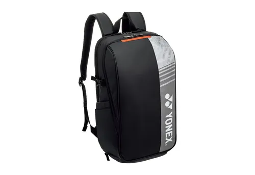 Yonex Rucksack Club Line 2025 - 19 Liter, Schwarz - Tennis- und Badminton-Rucksack mit 1 Hauptfach, Schlägerfach und Schuhfach. Ideal für Sportler, bietet viel Stauraum und Komfort mit gepolsterten Gurten.