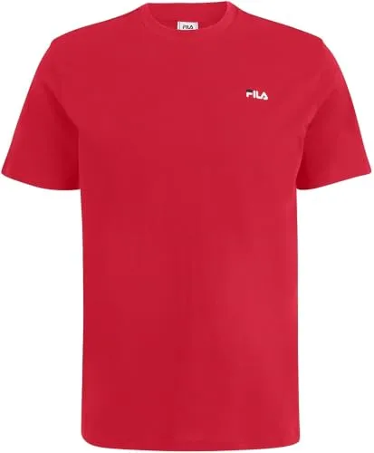 FILA Men's Laas Regular Tee T-Shirt, True Red, S von FILA