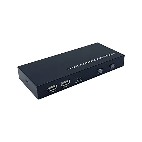 Aisens A111-0400 KVM-Switch Schwarz