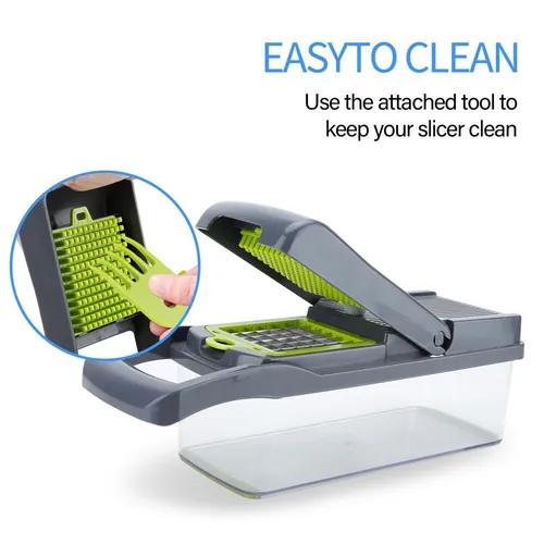 Küchen Gemüse Schneider verstellbarer Multischneider verschiedene Aufsätze