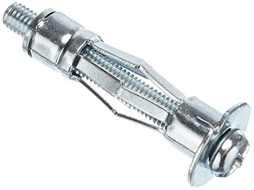 fischer HM 5x37 S - Hohlraum-Metalldübel mit Schraube - Dübel für Plattenbaustoffe: Verlässlich und tragfähig für Bilder, Gardinenschienen und mehr bis 15 kg, ideal für Gipskarton und Holzplatten, 20 Stück im Set.