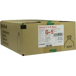 Glucose 5% B.Braun Injektionslösung 20X50 ml