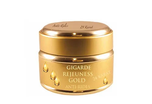 Gigarde Gold Creme Rejeuness Gesichtscreme 24 Karat Gold, 50 ml - Anti-Faltenprodukte mit 24 Karat Gold und Hyaluronsäure für intensive Hautstraffung und Regeneration, ideal für alle Hauttypen.