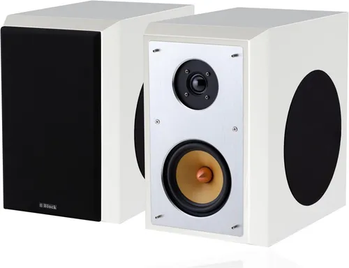 Block S-50 Stereo Front-Lautsprecher - Weiß - Stereo Front-Lautsprecher, passiv mit klarer Klangwiedergabe, ideal für Heimkino und Musikliebhaber.