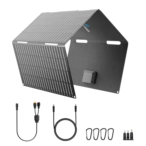 60W Tragbares Faltbares Solarpanel mit USB und DC Ausgang