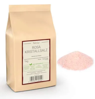 Kamelur 5x1kg Rosa Kristallsalz fein feines Steinsalz ohne Zusätze