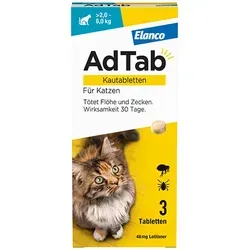 ADTAB 48 mg Kautabletten für Katzen 3 St