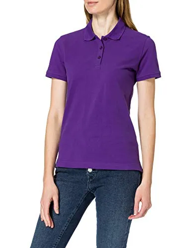 CliQue Damen Regular Fit Poloshirt,Purple (Bright Lilac), 38 EU (Herstellergröße:Medium)