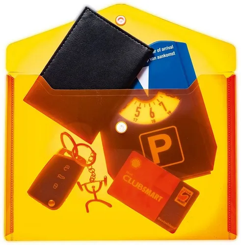 HERMA Fächermappe Brieftasche A5 PP orange