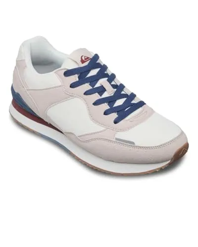 Quiksilver Herren Fontana Sneaker - Off White, 42 EU - Herren-Sneaker aus hochwertigem Materialmix, ideal für Freizeit und Sport mit stylischem Design und optimalem Tragekomfort.