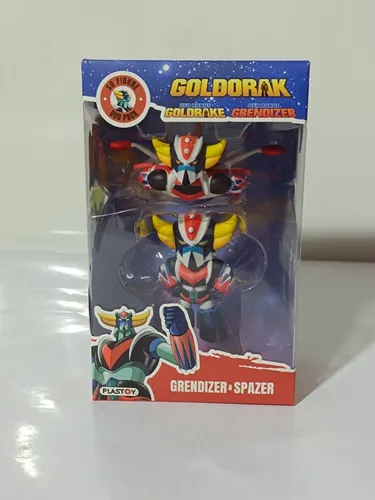 Plastoy Duo Figures Spacer + Gold Drak Standing Black