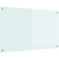 vidaXL Küchenrückwand Weiß 100 x 60 cm - Spritzschutz aus gehärtetem Sicherheitsglas, hitzebeständig und pflegeleicht – ideal für jede Küche, schützt vor Spritzern und verleiht deinem Kochbereich einen modernen Look.