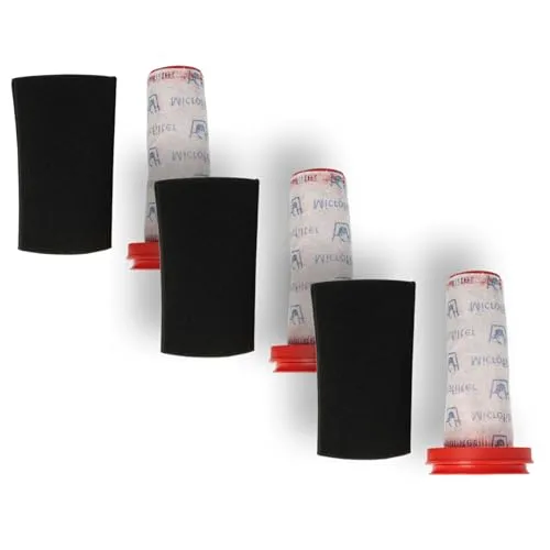 vhbw 3X Motorschutz-Filter kompatibel mit Bosch BBH3ALL28/01, BBH3280GB/01, BBH3ALL23/01, BBH3PETGB, BBH3K2800/01, BBH3K2801/01 Staubsauger