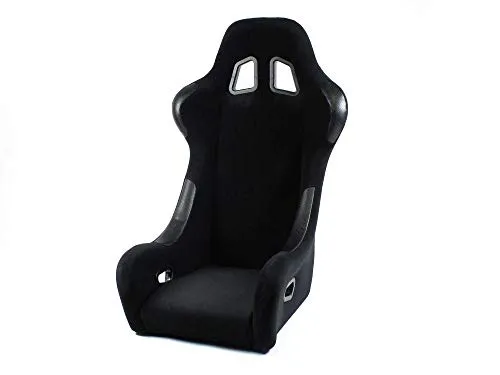 Sport Sitz Vollschalensitz Rennsitz Schwarz 8,5 KG Sitz Konsolenmaß 345mm 1040009