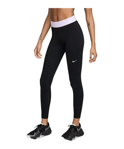 Nike Performance Pro Mid Leggings Damen - Hochfunktionale Damen-Leggings von Nike in Grau, ideal für Sport und Freizeit. Mit atmungsaktiven Mesheinsätzen bieten sie optimalen Komfort und Strapazierfähigkeit für deine täglichen Aktivitäten.