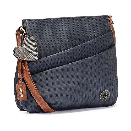Rieker Damen H1005 Umhängetasche, Ozean, S EU