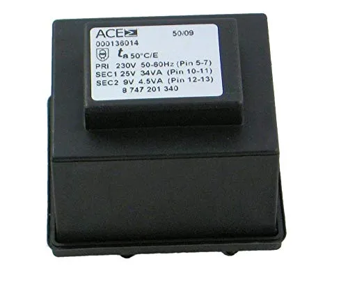 Junkers Transformator - Sicherheitsrelevantes Bauteil - Zubehör für Klima & Heizen, installation nur durch autorisierte Fachhandwerker für höchste Sicherheit und Zuverlässigkeit.