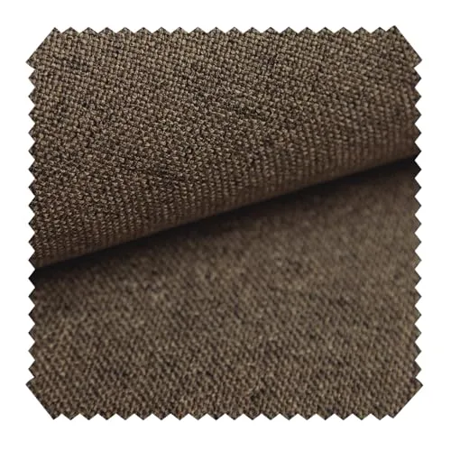 novely® AUEN Premium Möbelstoff - Robuster Webstoff - Fein Gewebter Polsterstoff - Pflegeleichte Meterware 1lfm | Farbe: 19 Hellbraun