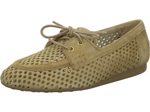 Paul Green Damen Slipper & Mokassin 1218-029 beige 40,5 - Hochwertige Slipper aus geschmeidigem Leder mit weicher Fersenkappe und flexibler Sohle für hohen Tragekomfort. Ideal für stilvolle und bequeme Looks.