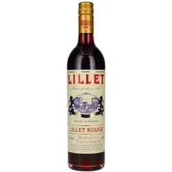 Lillet Rouge 17% Vol. 0,75l - Likör & Kräuterschnaps, vollmundiger Aperitifwein aus Bordeaux mit harmonischer Frucht und feiner Bitternote, ideal für stilvolle Abende.