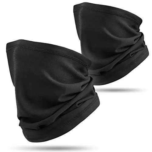 HASAGEI Schal Herren Schlauchschal Herren Damen Fleece Winddicht Loop-Schal Nackenwärmer Halswärmer für Laufen Skifahren Radfahren Snowboarden Klettern Motorradfahren Outdoor Schwarz