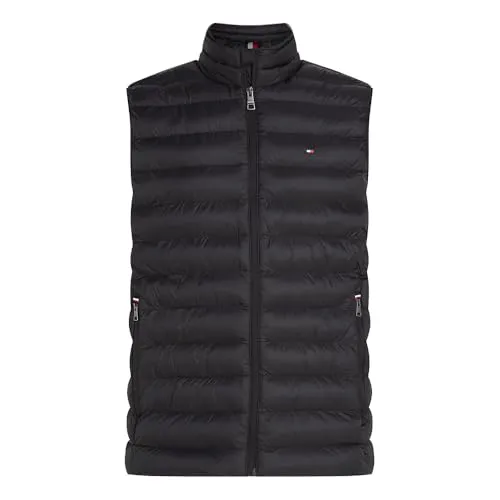 Tommy Hilfiger Herren Core Packable Weste, Black, 3XL Plus von Tommy Hilfiger