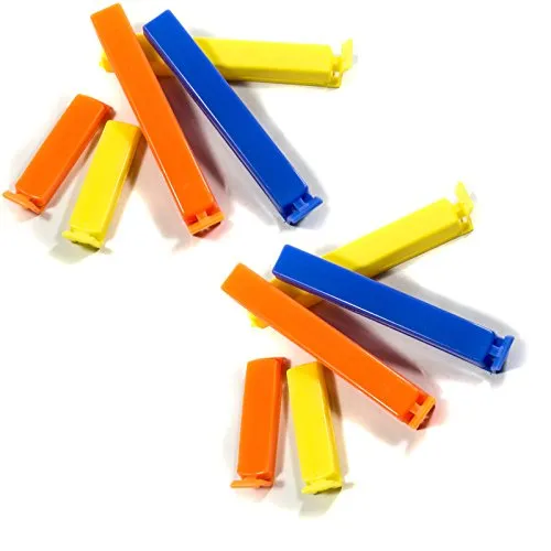 Stück Frischhalteclips. Beschreibbar! Verschlußclips Gefrierbeutel Clips Klemmen Gefriebeutelverschlussclips, Beutelverschließer, Tütenverschluss Beutel Verschluss Tüten-Clips/Beutel-Clips/Gefrierbeutel-Verschluss-Clips/Aromaclips/Verschlussklemmen 10