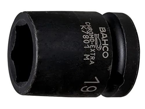 Bahco 1/2 Zoll, 27mm Sechskant Schlag-Steckschlüssel Legierungsstahl, 45 mm