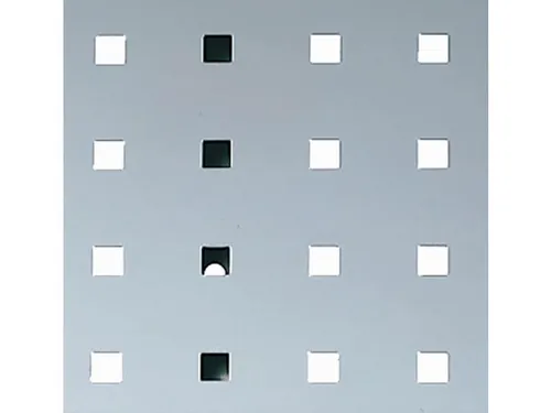 Bott 14025117.16 Lochplatte - Sonstige Elektroinstallationsartikel, stabile Lochplatte aus Stahl mit Pulverbeschichtung in Lichtgrau, ideal für individuelle Montagen und optimale Raumnutzung.